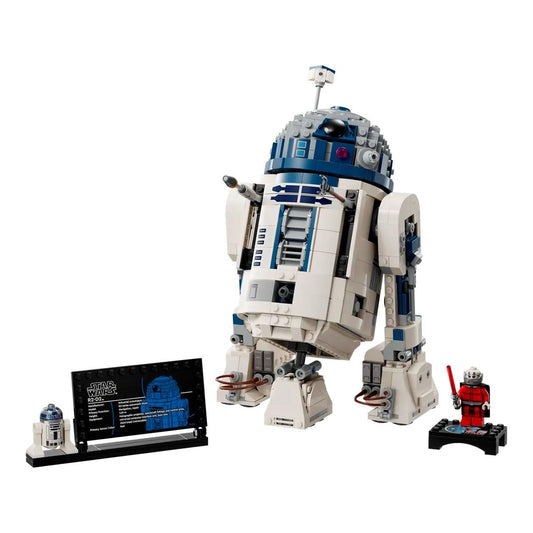 LEGO Star Wars 75379 R2-D2 Building Toy - Play and Display Droid Figure with Rotating Head, Periscope & Tools - incl. a Darth Malak Minifigure - Gift for 10+ Year Old Boys & Adult Fans