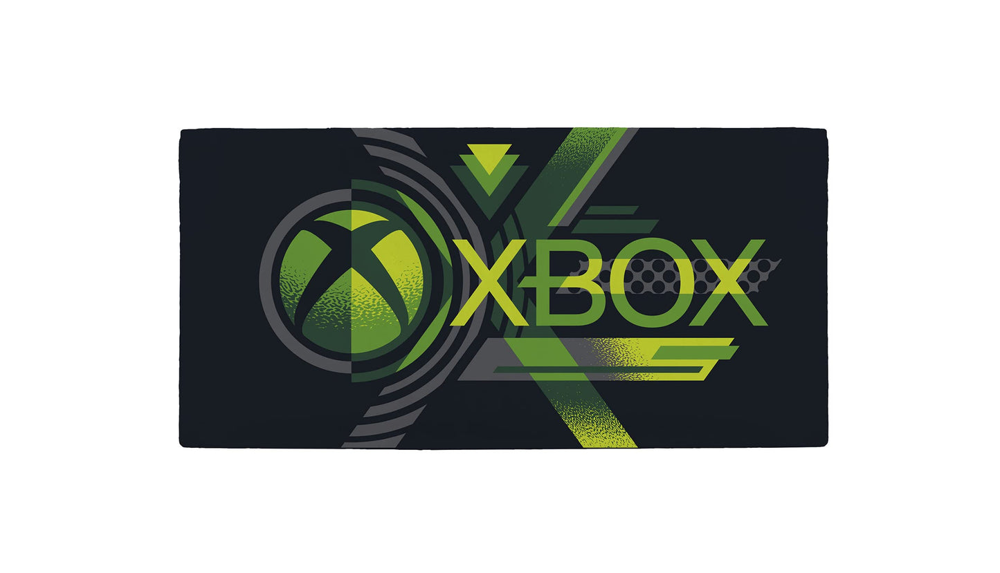 Multicolor XBOX official children's cotton bath towel, 70x140cm, featuring Xbox logo and vibrant design for kids' bathroom use.