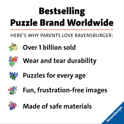 Ravensburger Pokemon jigsaw puzzles featuring vivid designs, ideal for kids age 3 and up, with 2 sets of 24 pieces each.