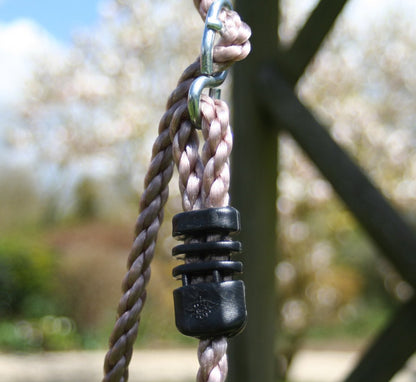 Hardwood Baby Swing Seat (Beech) with Safety Harness and Play Beads Lovely Cradle Swing for Garden or Nursery