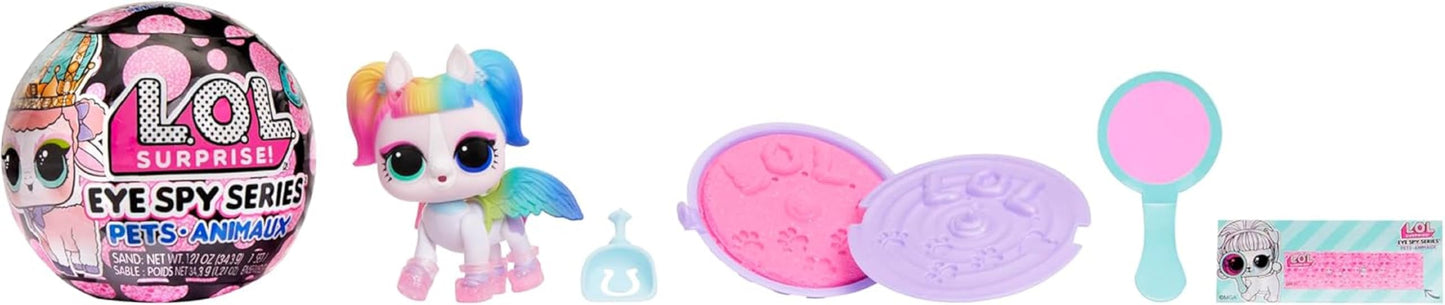 L.O.L. Surprise! Eye Spy Series Pets - Includes 1 Doll, with Colour Change Features, Blind Packaging, Collect All 8 Dolls