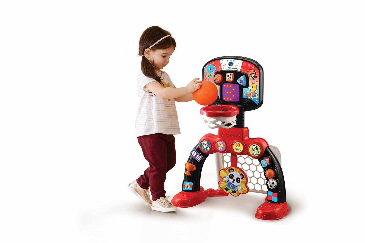 VTech 3-in-1 Sports Centre, Red/Black, 660 x 580 x 440 millimeters