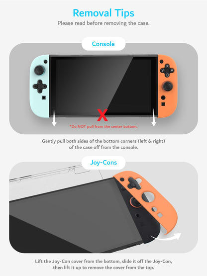 TUDIA Nintendo Switch 2 snap-on case in black with kickstand, shockproof TPU grip, scratch-resistant PC cover, dockable design.