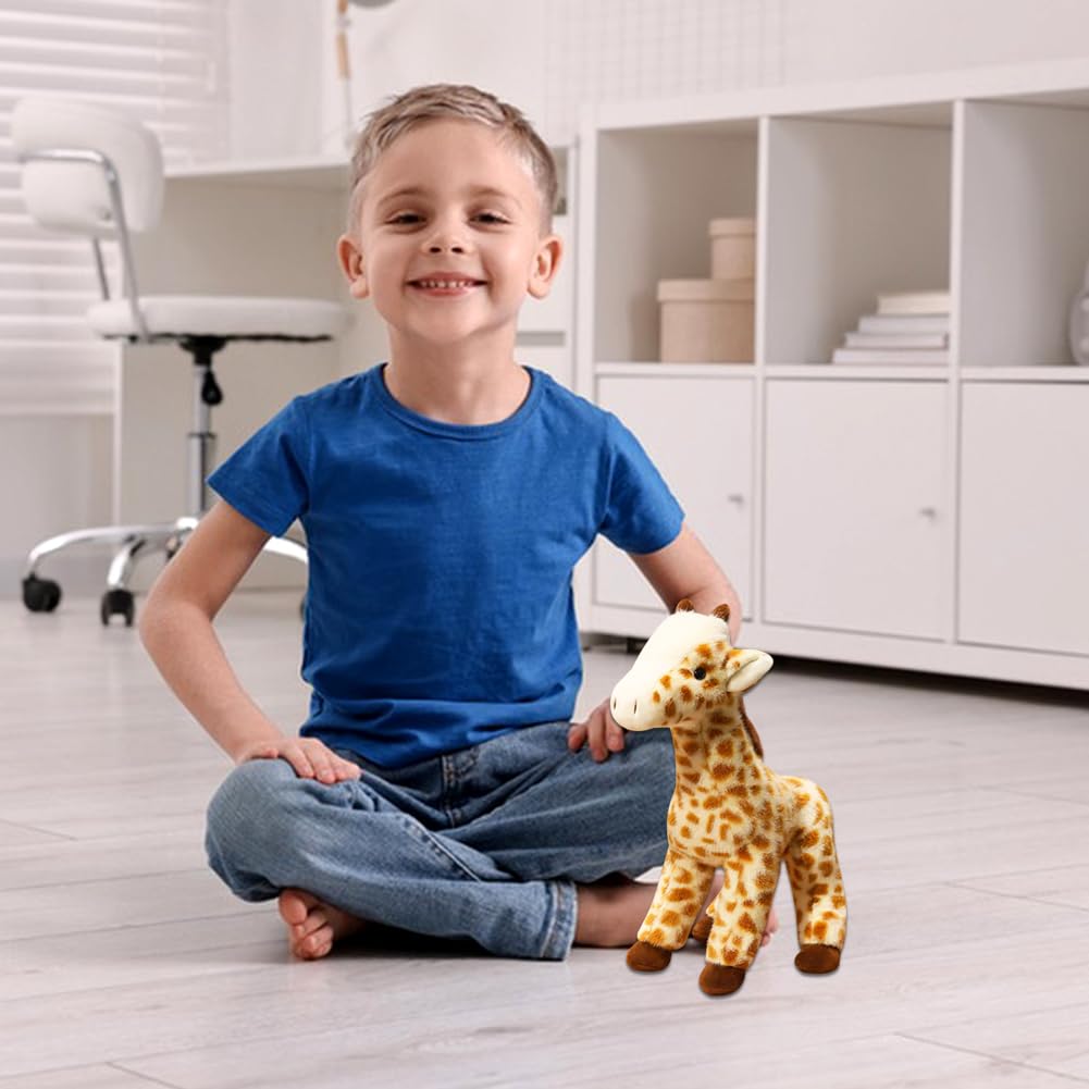 Spiritzohic Giraffe Plush Doll, Kids Cartoon Cuddly Plush,Soft Giraffe Toy,Cute Stuffed Animal Doll,Kawaii Fluffy Soft Toy, for Boys and Girls