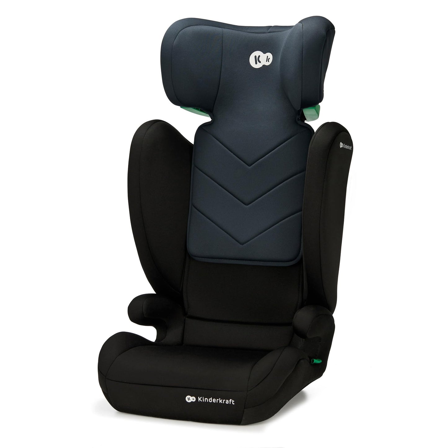 Kinderkraft I-Spark I-Size Baby Car Seat, Group 2/3, 100-150 cm, from 3.5 to 12 Years, 15 to 36 Kg, Light (4.5 Kg), 3-Point Seat Belt, Side Protection, Black