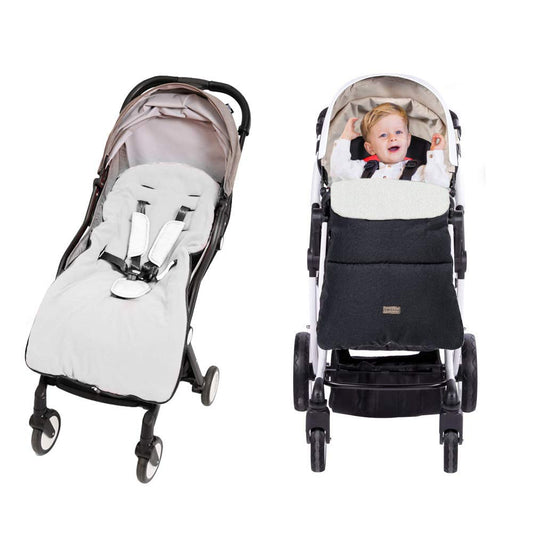 Croc N Frog universal baby bunting footmuff with soft polar fleece, designed for strollers, buggies, and prams, keeps toddlers warm.