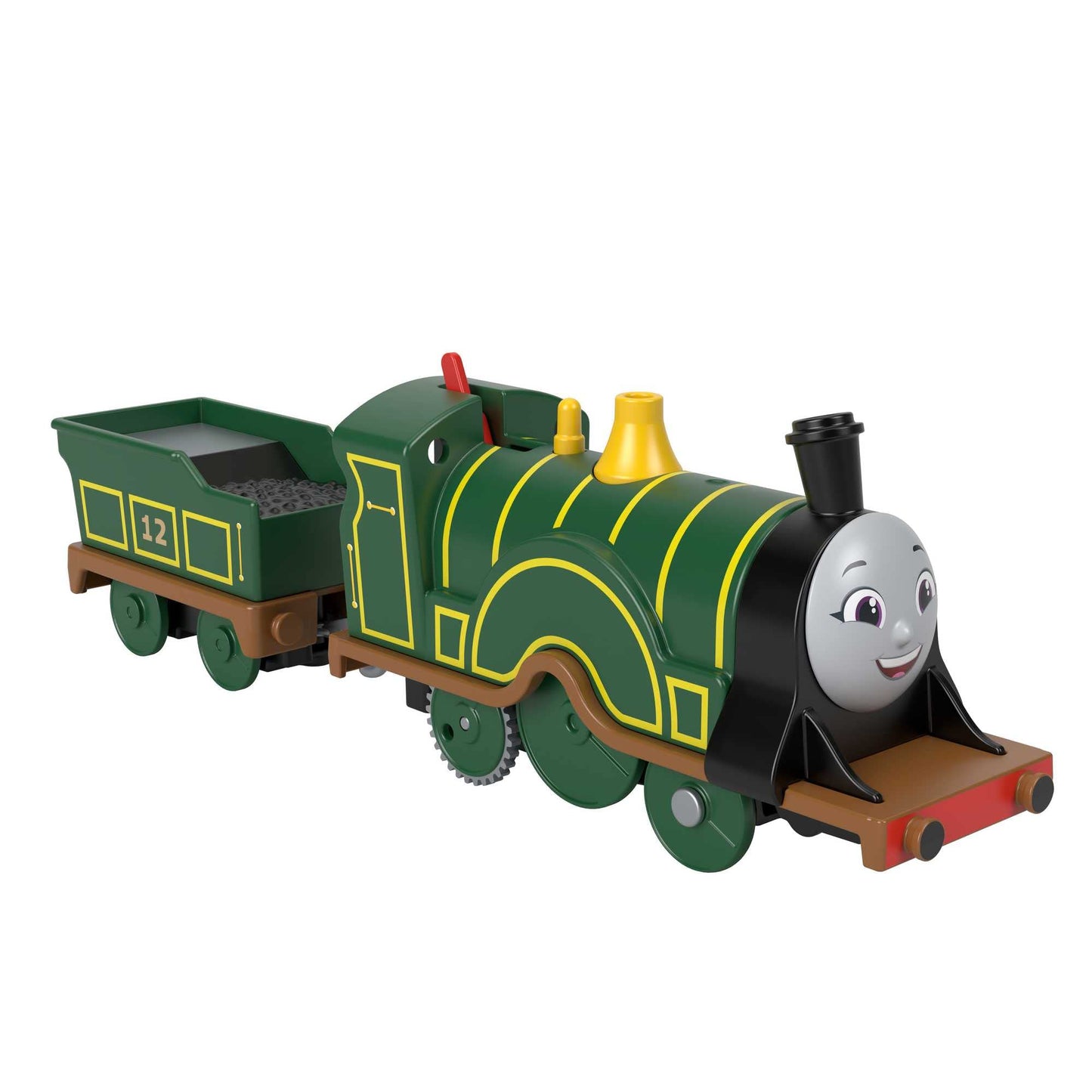 Thomas & Friends Motorized Toy Train Emily Battery-Powered Engine with Tender for Pretend Play Preschool Kids Ages 3+ Years, HHN41