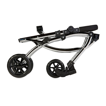 Roma Darcie Twin Cream Dolls Pram - Adjustable Handle Dolls Pushchair for Reborn Dolls, Double Dolls Pram with 16 Combinations, Bag & Shopping Basket - Ideal for Ages 3-16