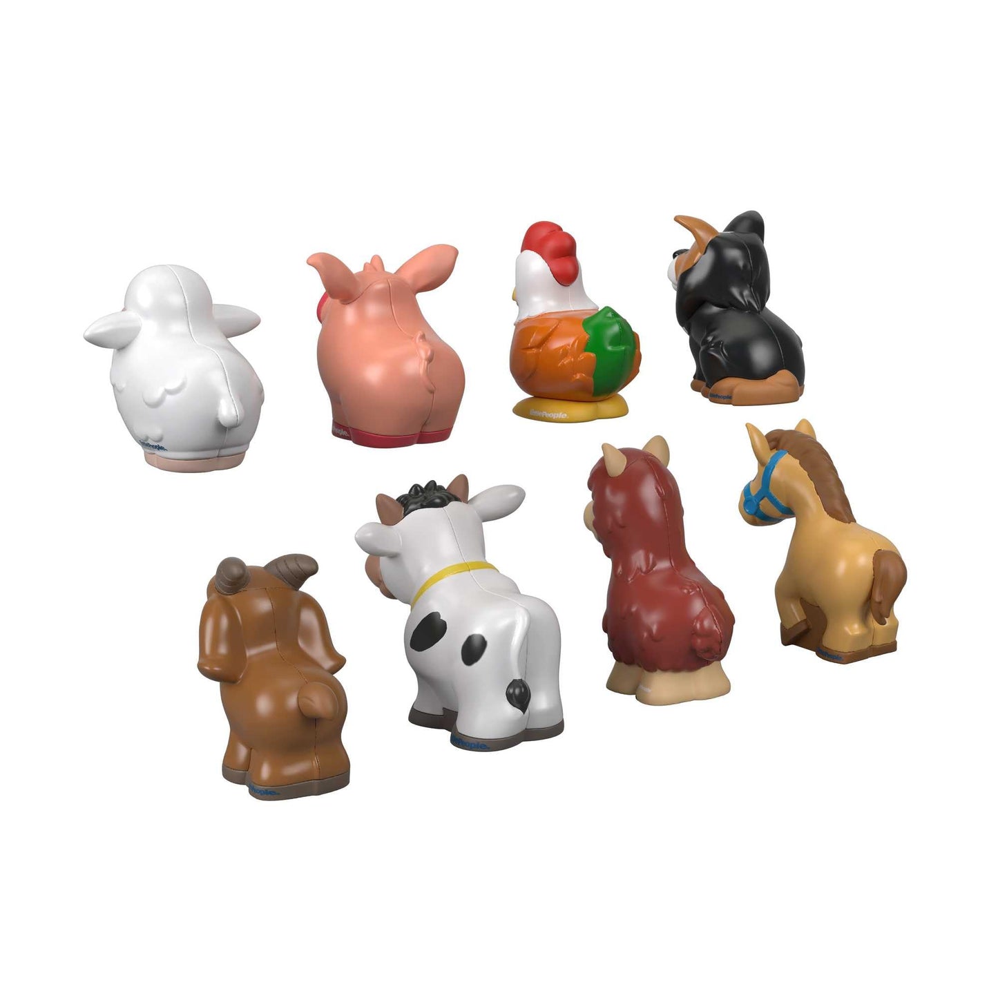 Fisher-Price Little People Toddler Toys Farm Animal Friends 8-Piece Figure Set for Pretend Play Ages 1+ Years, GFL21