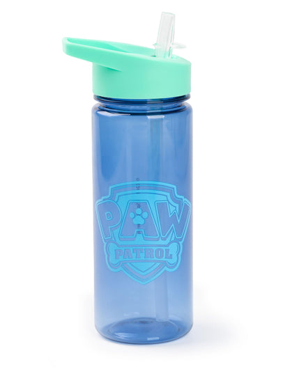 Paw Patrol Boys and Girls Backpack Set | Kids 4 Piece Blue & Green Rucksack Bundle with School Bag, Pencil Case, Lunch Bag & Water Bottle | Chase Dog Crew Graphic Matching Set | Back to School