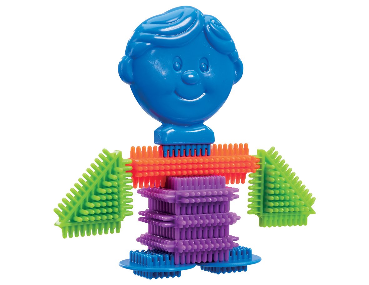 Stickle Bricks Little Builder Construction Set with 30 Pieces- Enhance Creativity and Problem-Solving Skills with Engaging and Durable STEM Toy, Suitable for Ages 18 Months+