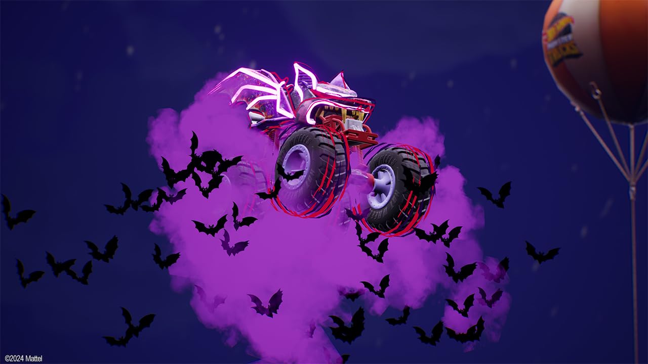 Hot Wheels Monster Trucks: Stunt Mayhem Deluxe Edition Nintendo Switch game cover featuring colorful monster trucks and stunt tracks.