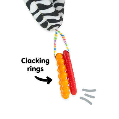 LAMAZE Activity Spiral Baby Pram Toy | Soft Baby Sensory Toy Ideal for Prams and Pushchairs | Suitable from 0 - 6 Months, Boys and Girls