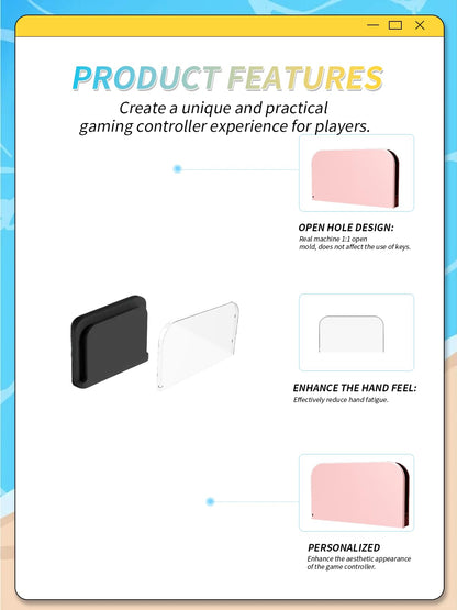 Pink yystao protective cover for Nintendo Switch 2 dock station, shockproof, dustproof PC material case with all-round protection.