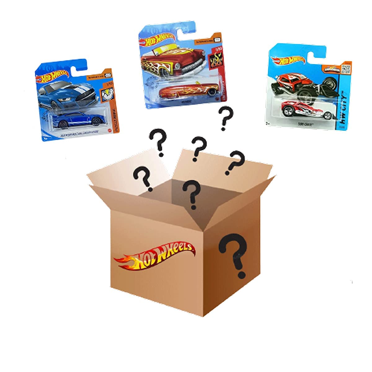 Hot Wheels Pack of 3 Vehicles, Toy Cars Diecast 1:64 (Assorted Models), Gift for Collectors and Children