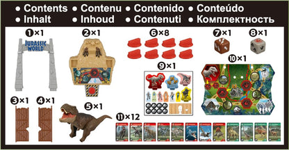 EPOCH Games - 7514 Jurassic World T-Rex Panic - Action Game