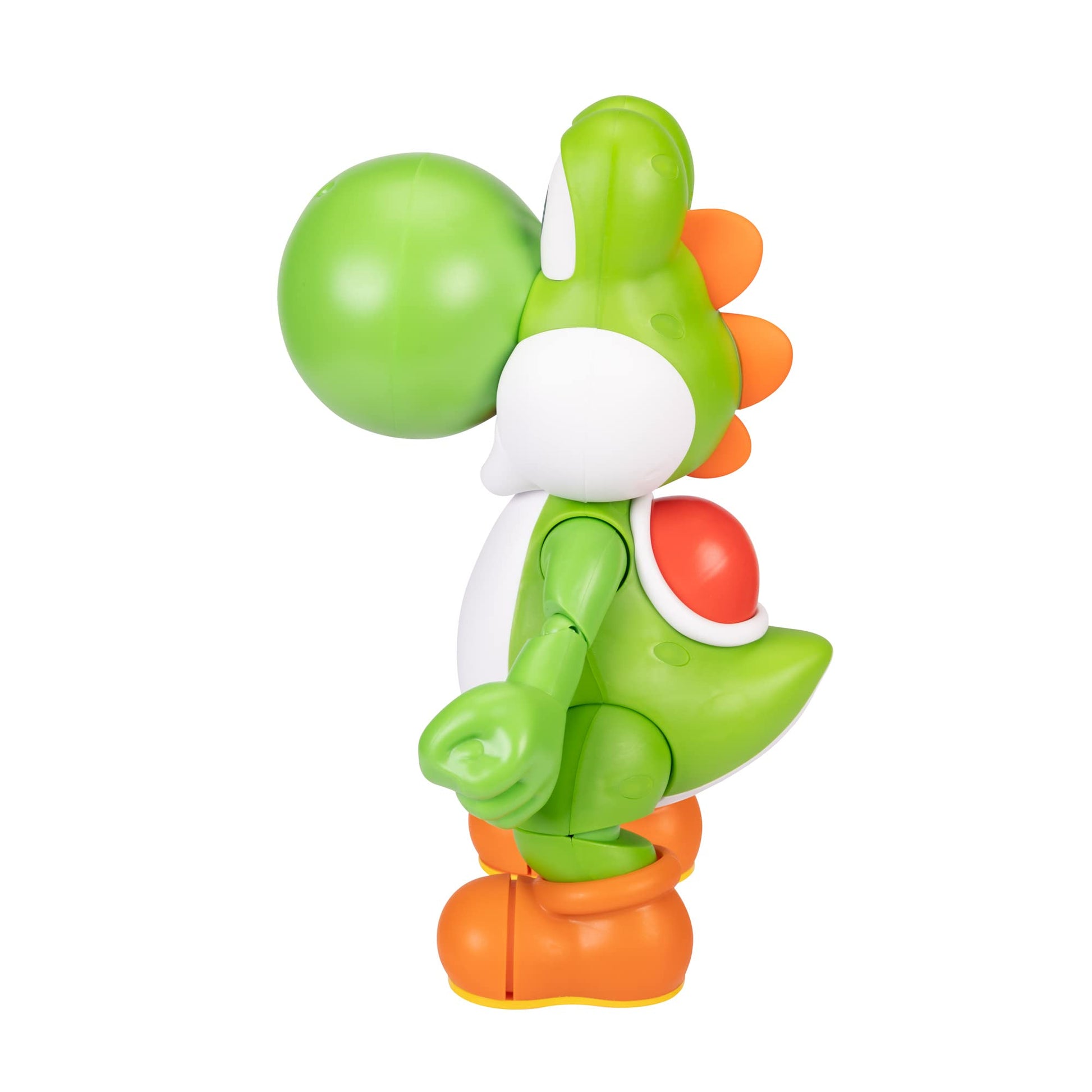 Super Mario Nintendo Yoshi plush toy, 14-inch character with 13 points of articulation, motion-activated sounds and phrases.