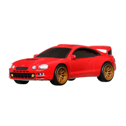 Hot Wheels Premium Collect Display Sets with 3 1:64 Scale Die-Cast Cars & 1 Team Transport Vehicle, Collectors’ Favorites, 2 Sets in the Assortment for Collectors of All Ages