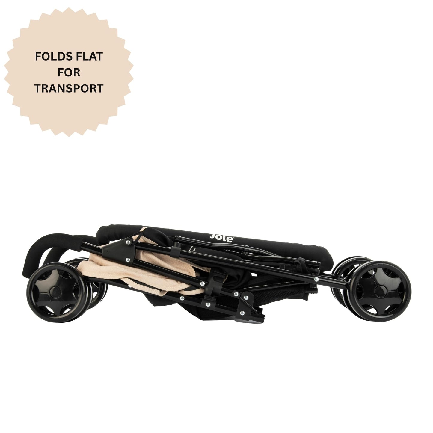 Joie Aire Twin Pushchair | Childrens Double Stroller Pram In Black & Stone | Childrens Baby Doll Stroller Toy Umbrella Fold Stroller | Role Play Toy Dolls Buggy Pushchair | Ages 3+