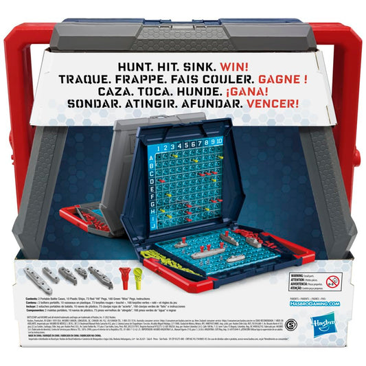 Hasbro Gaming Battleship Classic Board Game, Strategy Game For Kids Ages 7 and Up, Fun Kids Game For 2 Players, Multicolor