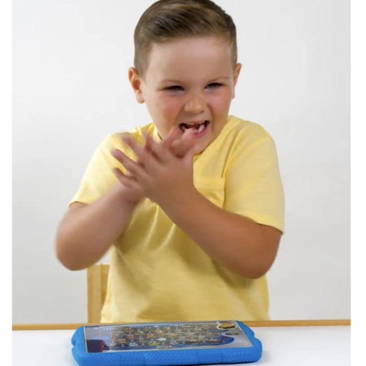 Paw Patrol Toys,Paw Patrol Ryder's Alphabet Tablet Toy for Kids - Helps Child Develop Words and Sound Recognition, Listening - Featuring 5 Fun Interactive Activities, 3+ Years,Blue