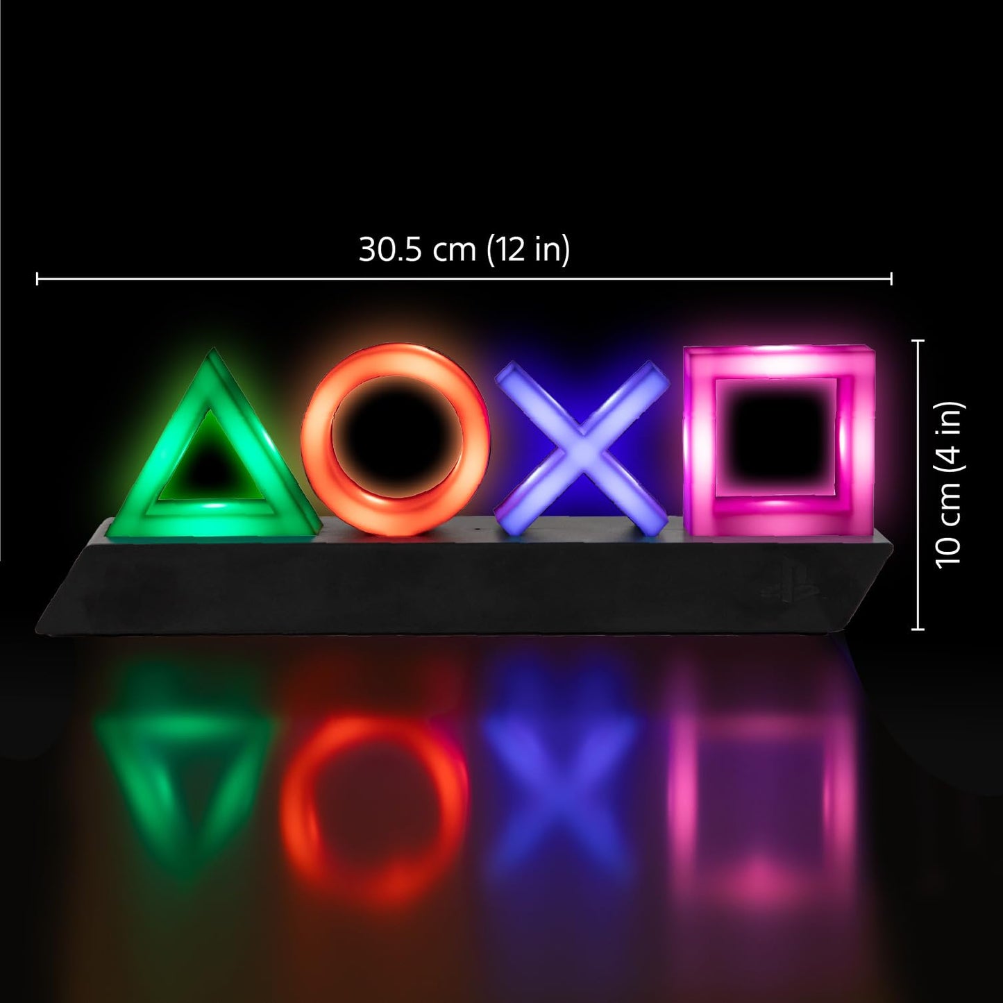 PlayStation Icons Light with 3 Light Modes - Sound Reactive, Dynamic Phasing, and Standard Mode - Gaming Room Decor and Gamer Lighting | Paladone