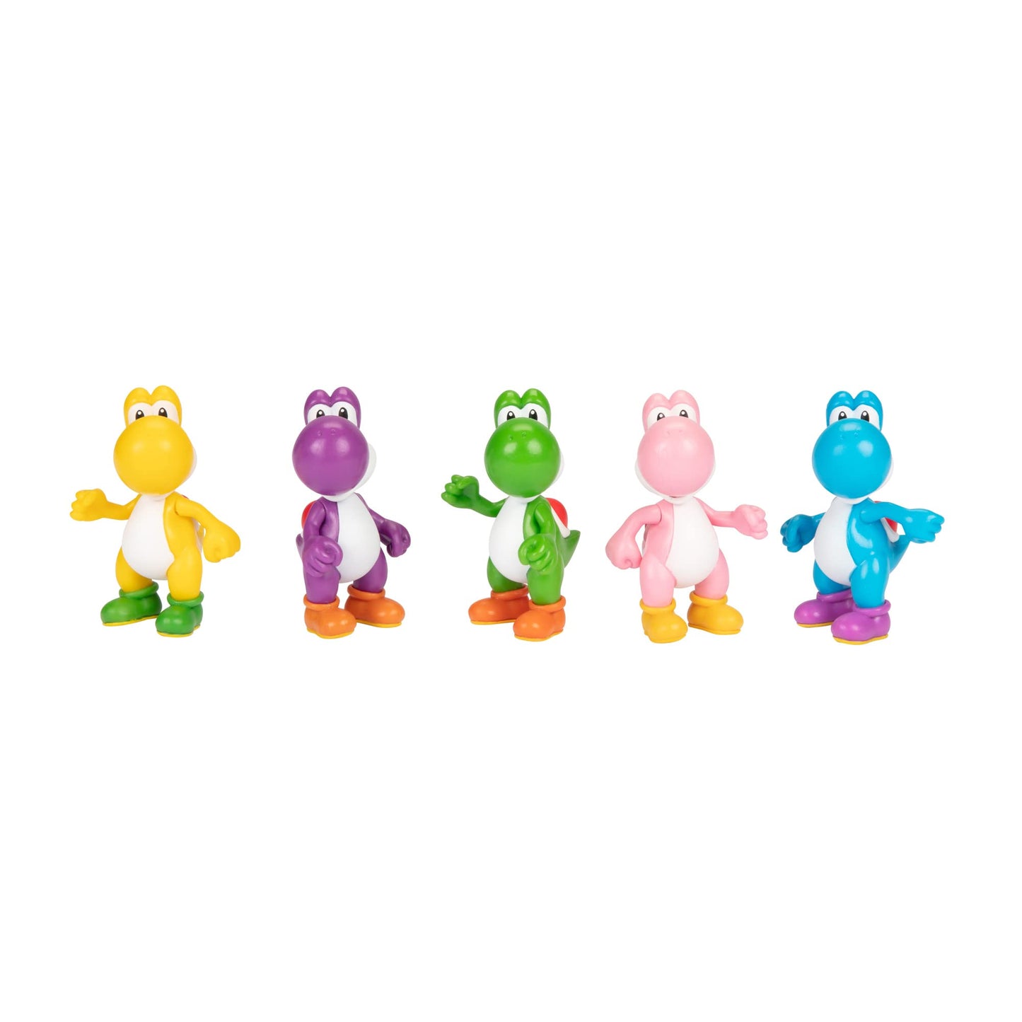 Nintendo Yoshi Figures Set of 5, 6.5 cm
