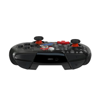 Turtle Beach Rematch Wireless Controller for Nintendo Switch with Super Mario Jump design, officially licensed Nintendo Switch gaming accessory.