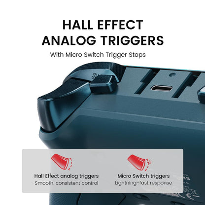 GameSir G7 Pro wireless controller for Xbox, PC, Android with Hall effect triggers and TMR sticks, shown with colorful design.