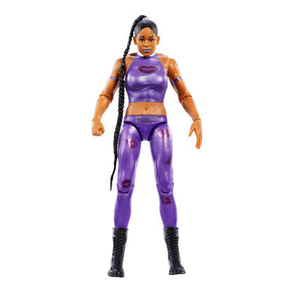 WWE Action Figure Bianca Belair WrestleMania Basics, Posable 6-inch Collectible for Ages 6 Years Old and Up, HKP82