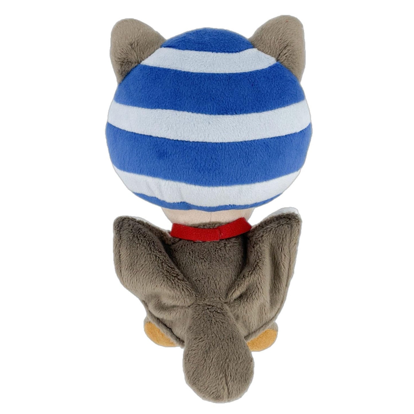 Blue Toad Super Mario plush toy from Nintendo Together+ featuring Flying Squirrel design, 21 cm in size.