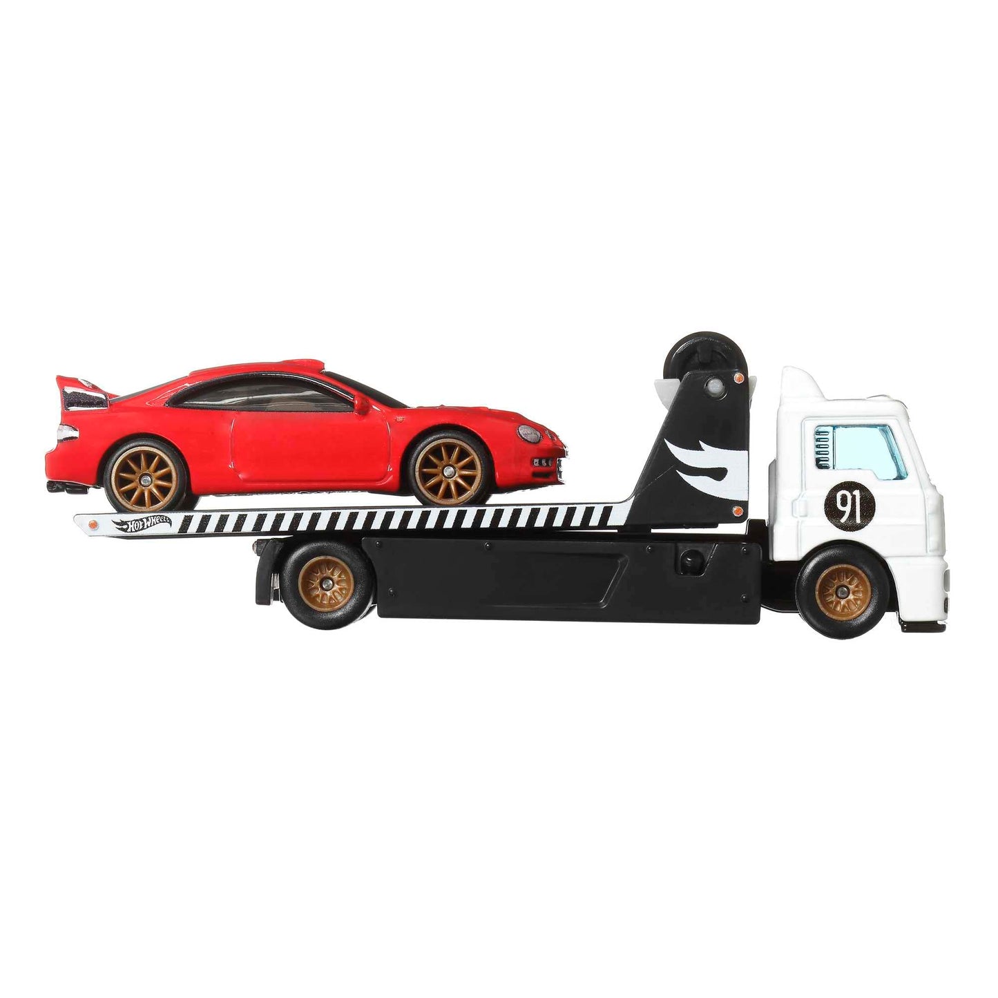 Hot Wheels Premium Collect Display Sets with 3 1:64 Scale Die-Cast Cars & 1 Team Transport Vehicle, Collectors’ Favorites, 2 Sets in the Assortment for Collectors of All Ages