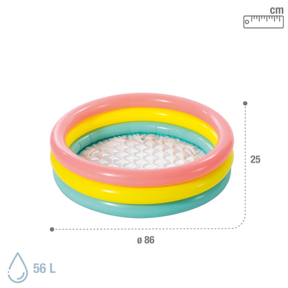INTEX Sunset Glow Baby Pool, Multicoloured