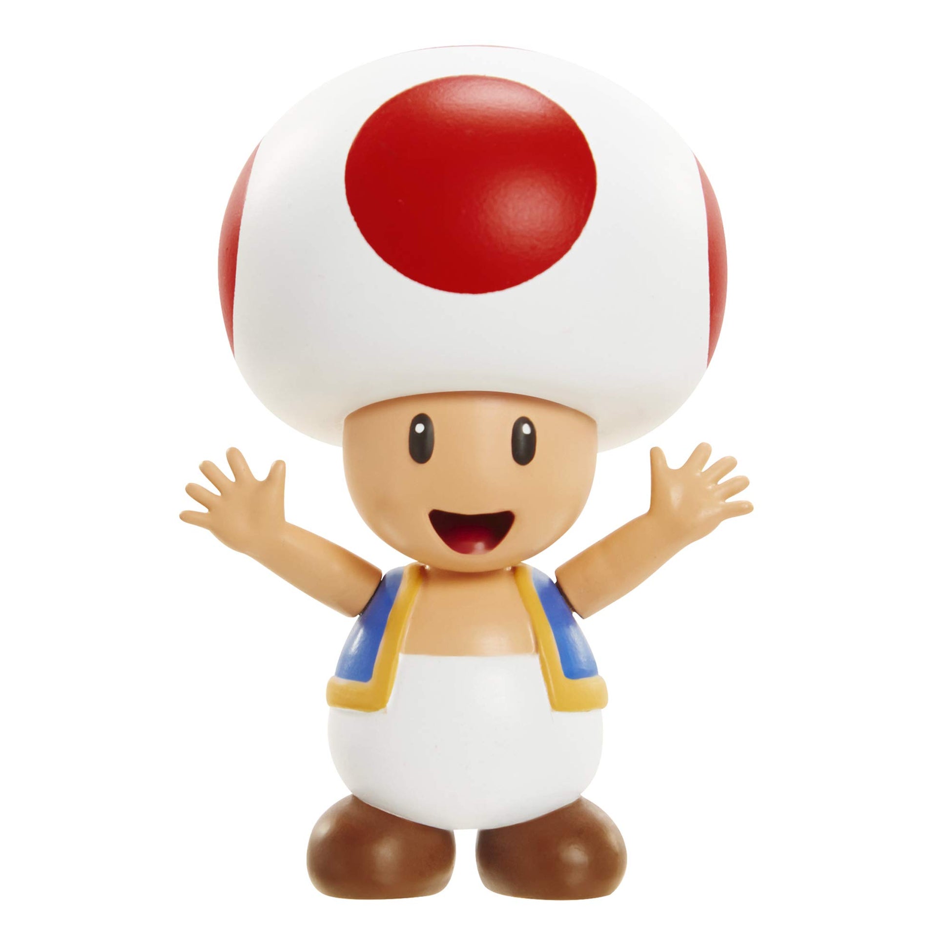 World of Nintendo Super Mario Acorn Plains 2.5-inch figure diorama set featuring three colorful Mario characters on a detailed background.