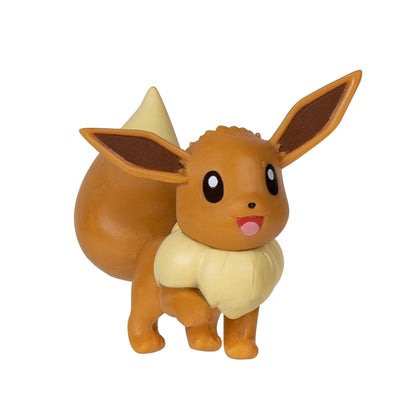 Pokémon Battle Figure 8 Pack featuring six 2-inch and two 3-inch figures, including Pikachu and other characters.