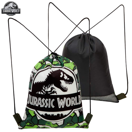 Jurassic World Drawstring Bag, Boys String Bag For School, Gym, Travel, Swimming, Kids Dinosaur Gifts