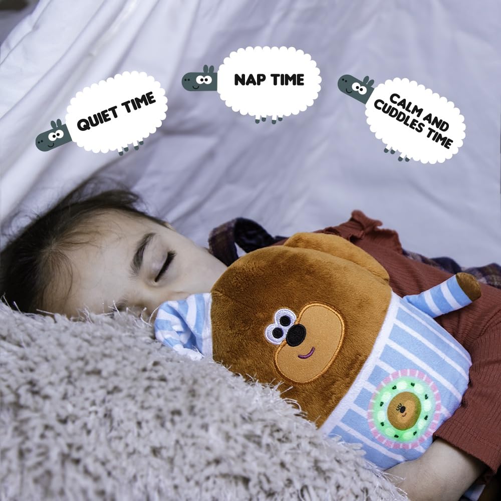 Hey Duggee Sleepy Time Teddy Bear with Soothing Lullaby Song from CBeebies TV Show