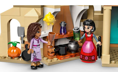 LEGO Disney Wish King Magnifico's Castle Buildable Toy from the Wish Movie with Asha, Dahlia and King Magnifico Mini-Dolls plus Star Figure, for 7 Plus Year Old Girls, Boys, Kids 43224