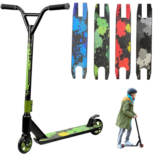 Trendi Pro 360° Spin Handlebar Freestyle Stunt Scooter with ABEC-7 Bearings | Durable Street Design for Boys, Girls & Teens Age 6+