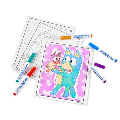CRAYOLA Color Wonder - Bluey Colouring Mess-Free Book (Includes 18 Colouring Pages & 5 Magic Color Wonder Markers)