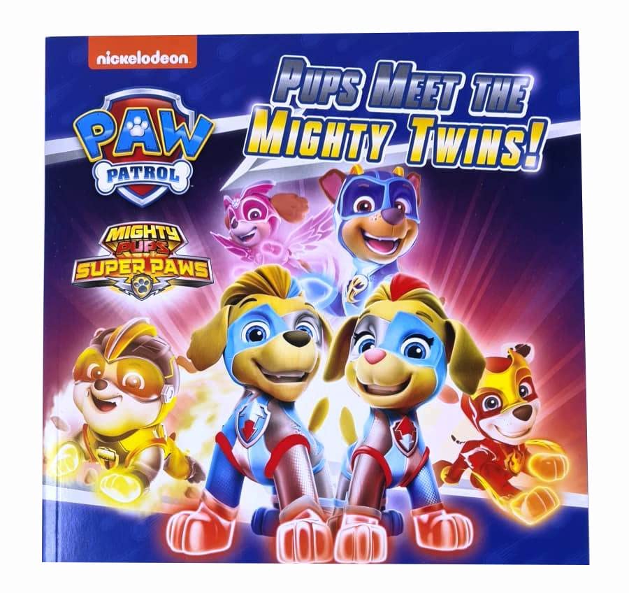 Nickelodeon Paw Patrol 10 Books Collection Set(Pups Meet The Mighty Twins, Save A Train, Save The Games, Save Sports Day,Save Ryders Robot, The Royal Throne,A Pizza Tower!, Jungle Trouble & More)
