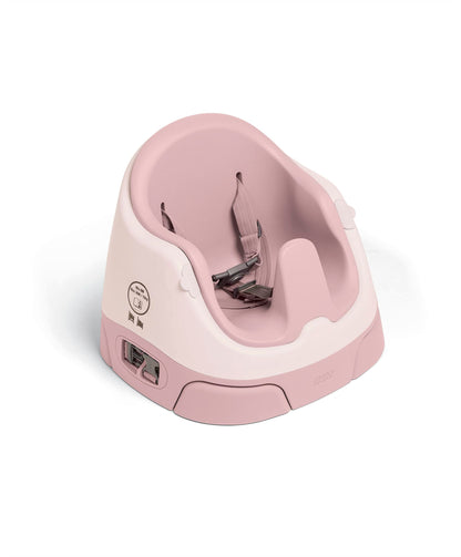 Mamas & Papas Baby Bug Booster Seat for Dining, Detachable Tray, Harness, Adjustable Seat and Non-Slip Feet, Blossom (Pink)