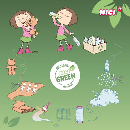Nici 48773 Bear MagNICI Salamander Don Fuego 12cm Green, Yellow, 12 cm