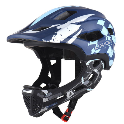 Lixada Kids Full Face Helmet, Detachable Kids Bike Helmet Safety Protection for Cycling Skateboard Scooter