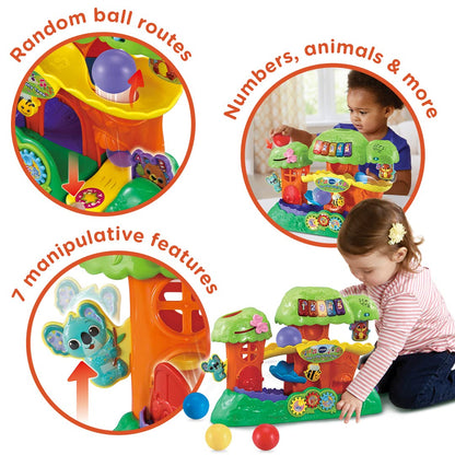 VTech Baby Pop & Play Activity Tree, Interactive Baby Toy with Coloured Balls, Lights & Music, Learn Numbers & Animals, Gift for Infants & Toddlers 1, 2, 3 years +, English version