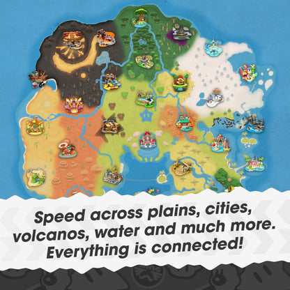 Nintendo Mario Kart World game box art featuring colorful characters and racing scenes from the popular Nintendo Mario Kart series.