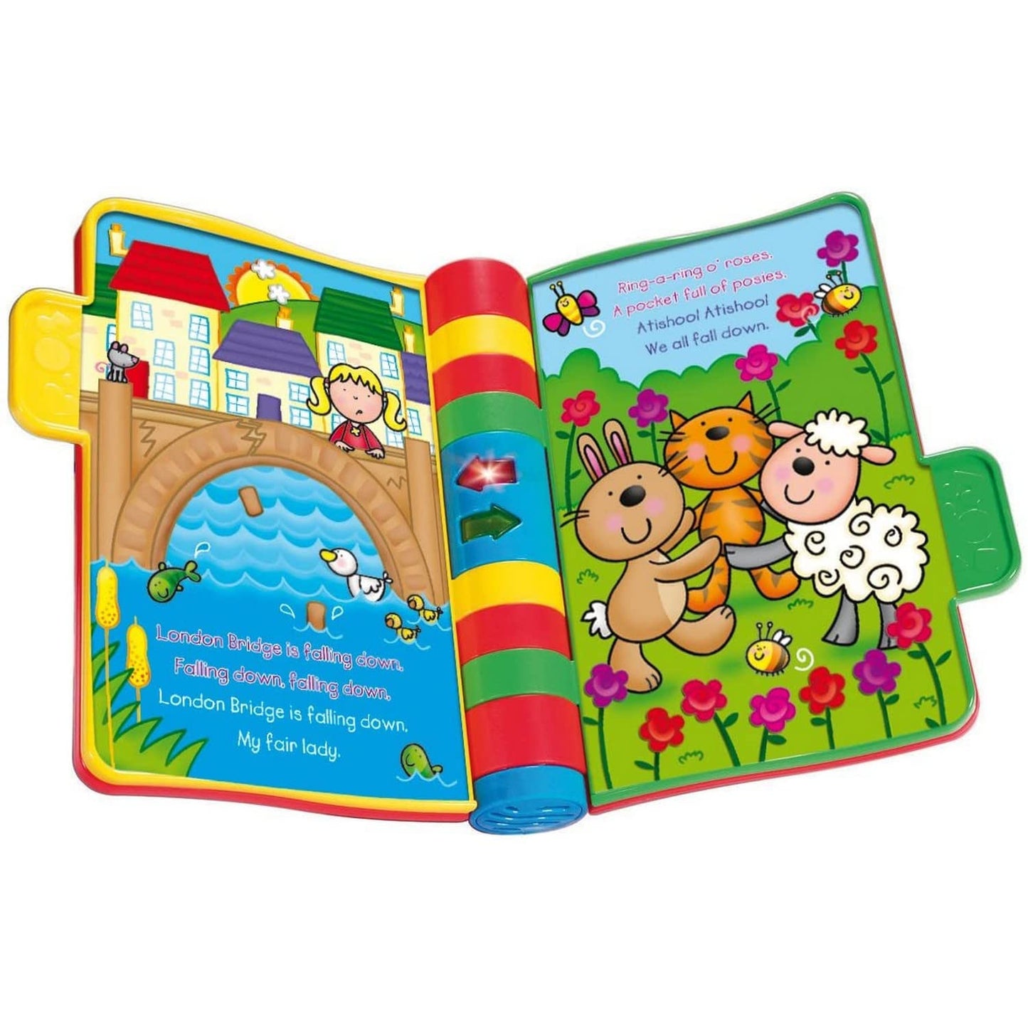 VTech Baby Nursery Rhymes Book, Light Up, Interactive, Musical Baby Book with Sounds and Phrases, Suitable for Babies from 6 Months+, English Version