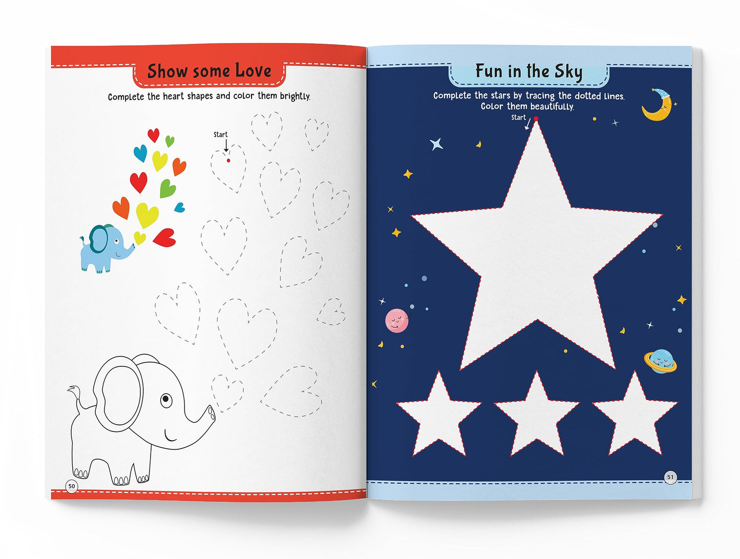 101 Pencil Control Activity Book For Kids: Tracing Practise Book Age 2+