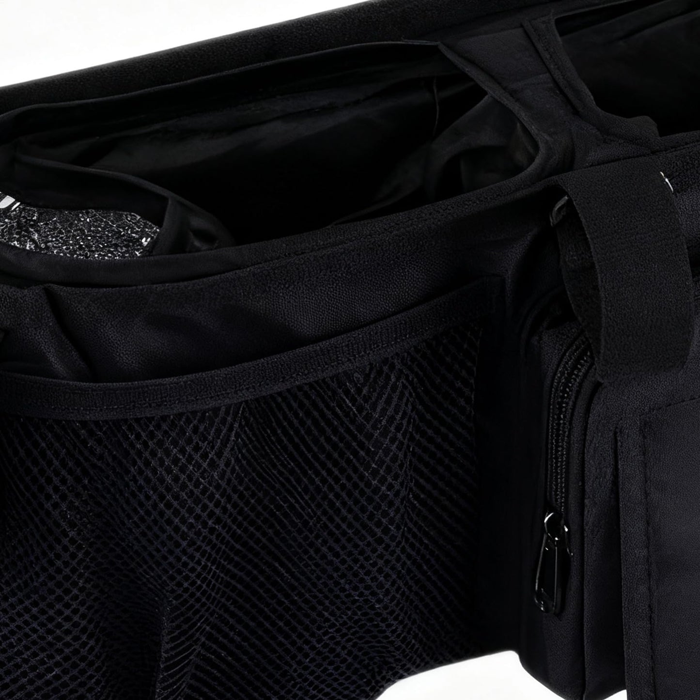 Double Stroller Organizer - Spacious Water Proof Organization with 3 Compartments | Baby Stroller Organizers,for Daily Baby Parents Home Outdoor Camping Walking Home