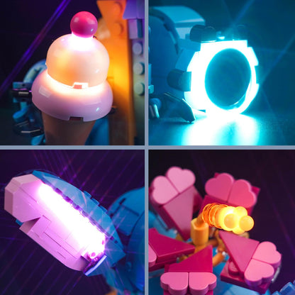 Led Light Set for Lego 43249 Stitch (No Lego), Decoration Lighting Set for Lego Disney Stitch Creative Toys - Standard Version